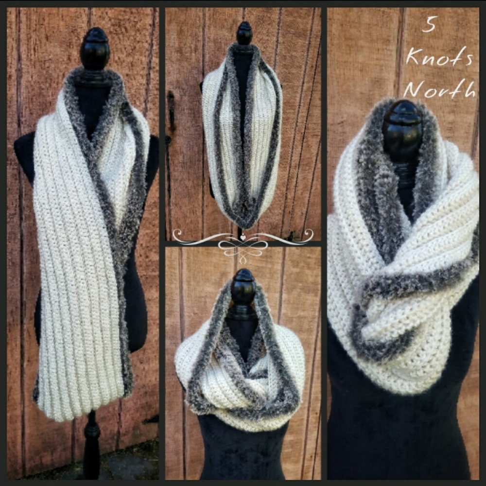 ❄Handmade Crotchet Scarf